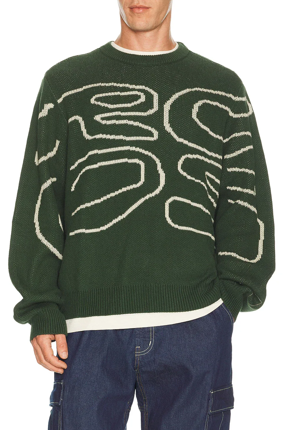 Stack Logo Knit Sweater by Rc Outdoor Supply