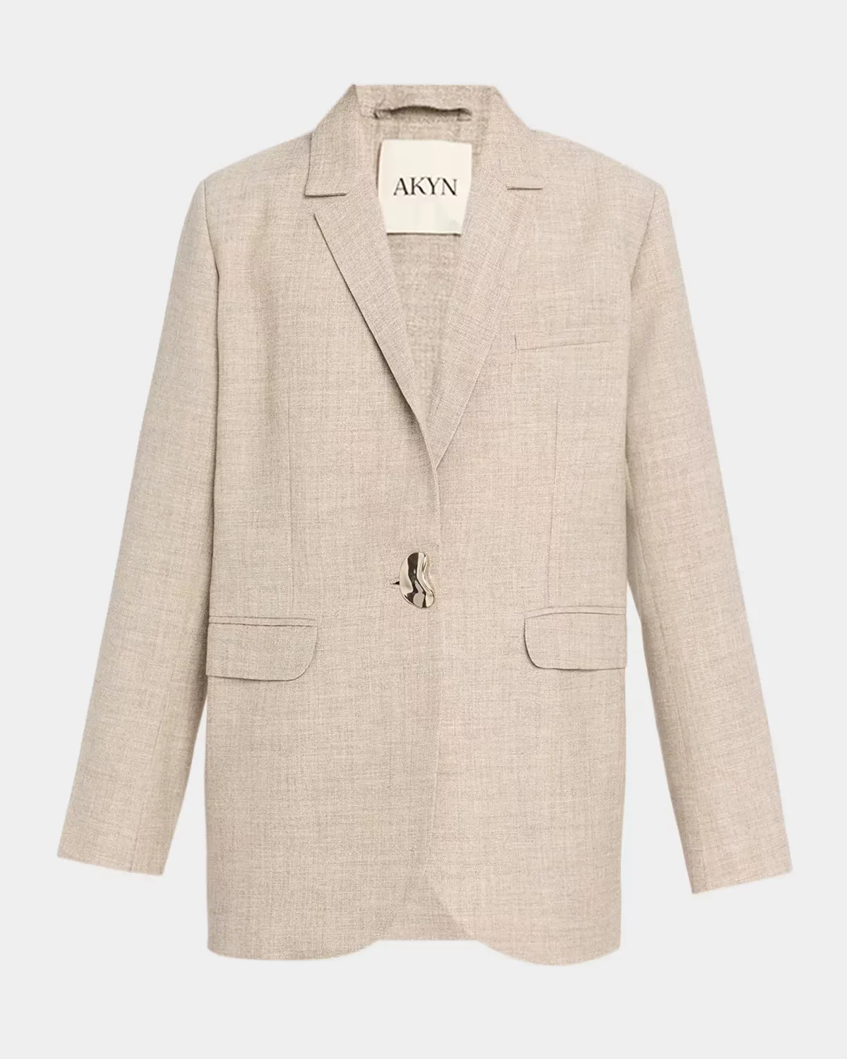 Signature Wool-Linen Jacket by Akyn Studio