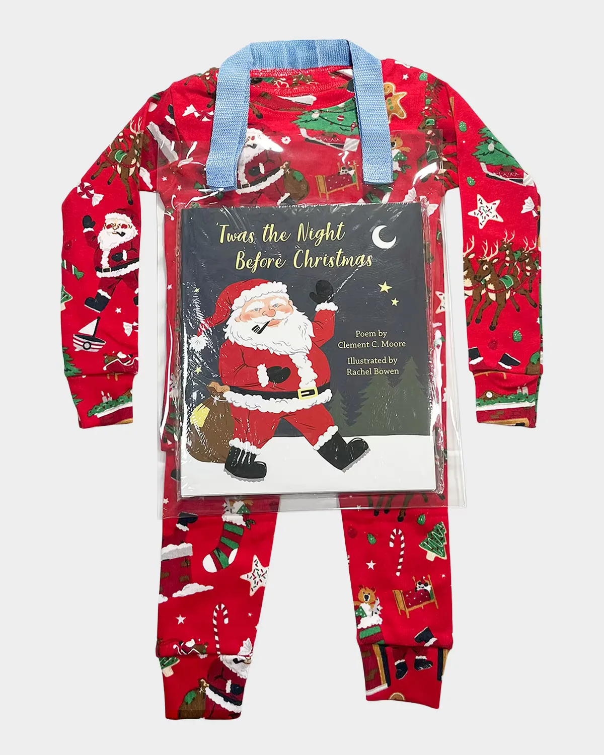 Twas the Night Before Christmas Pajama & Book Set by Books To Bed