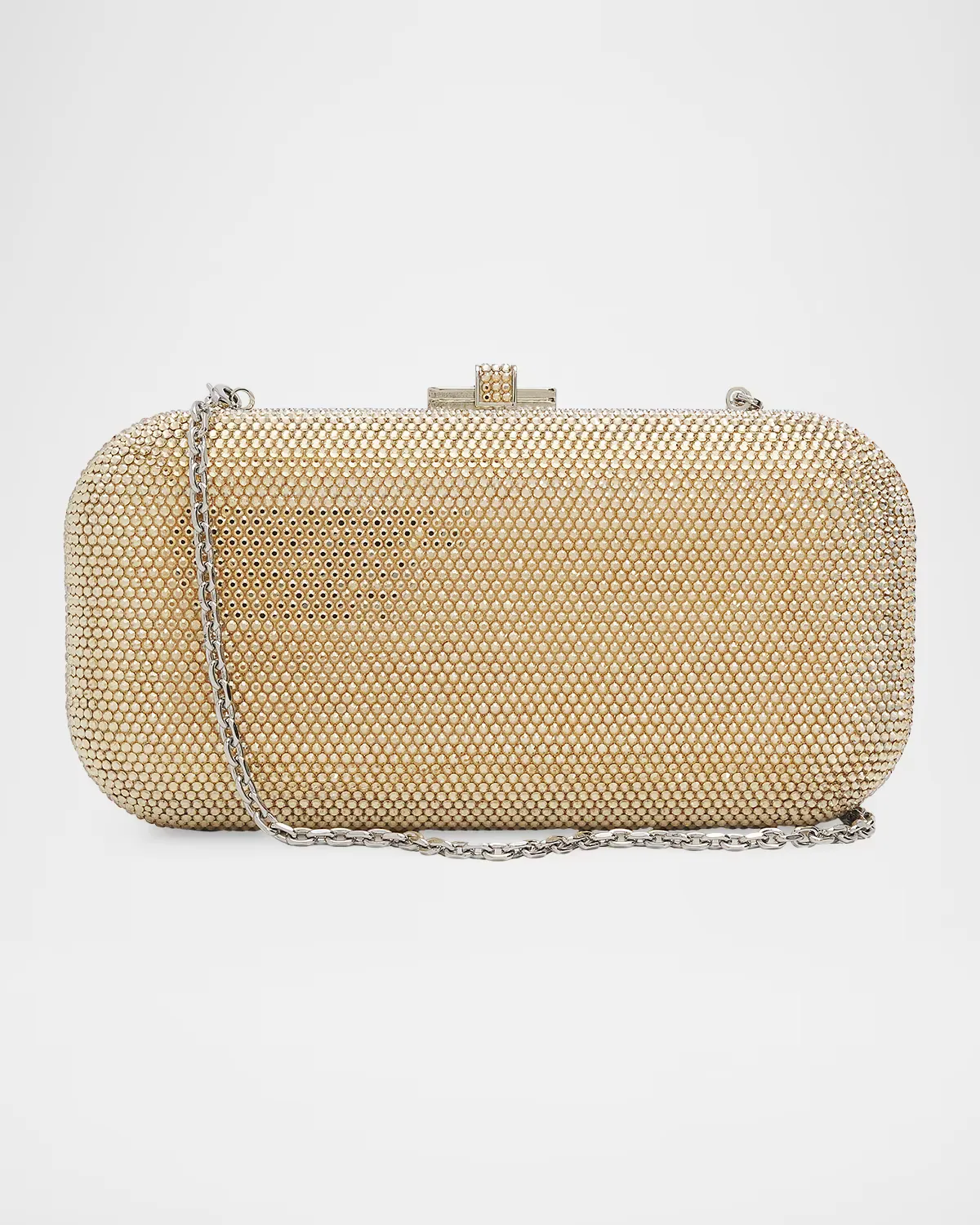 Long Slide Crystal Clutch Bag