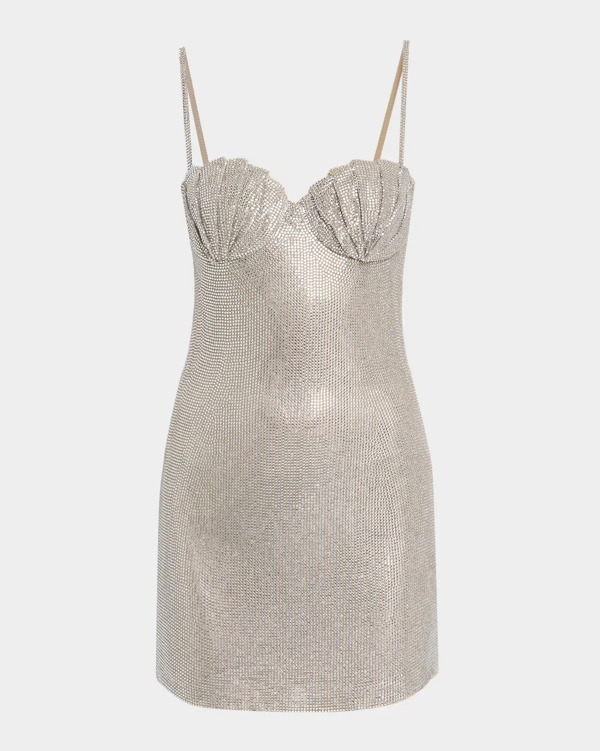 Act II: the Fall of Icarus Crystal Hotfix Mini Dress by GIUSEPPE DI MORABITO