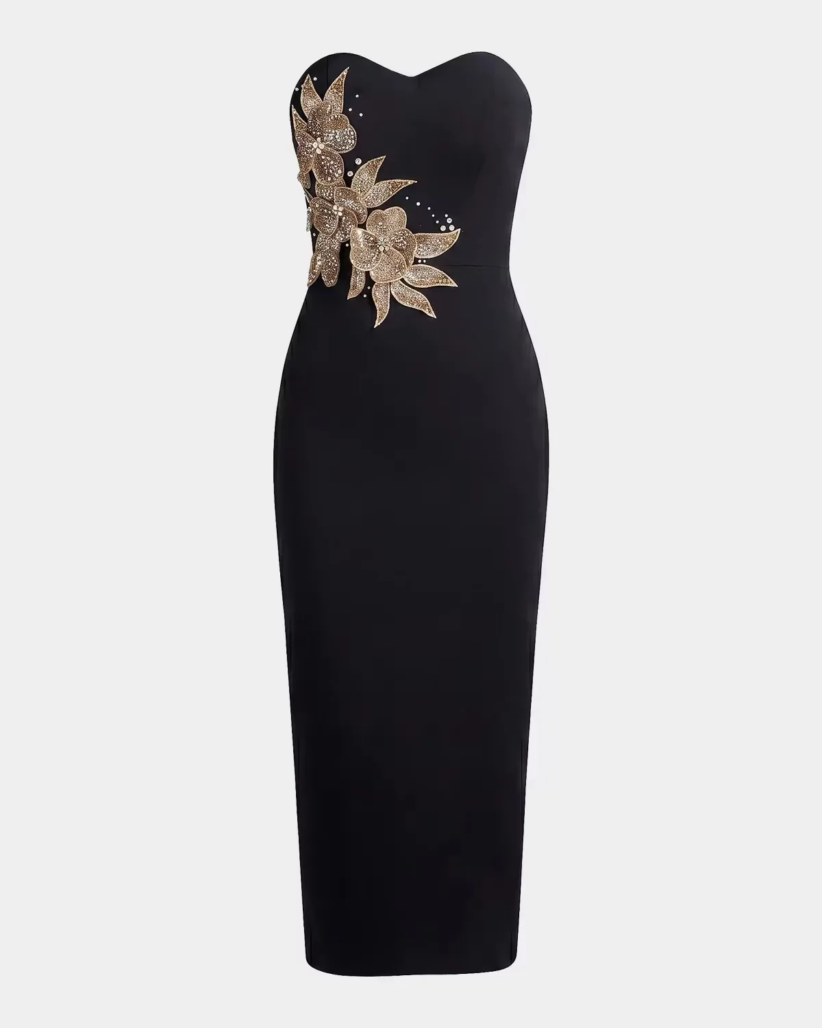 Shailene Strapless Midi Dress by Dress the Population