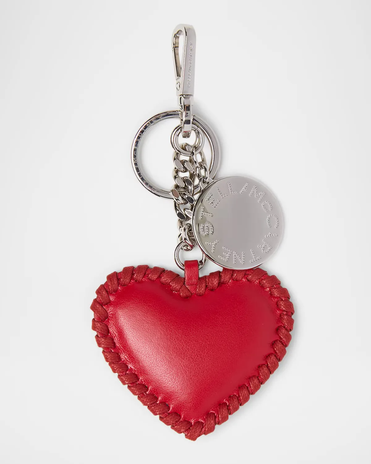 Heart Bag Charm with Key Chain by Stella McCartney