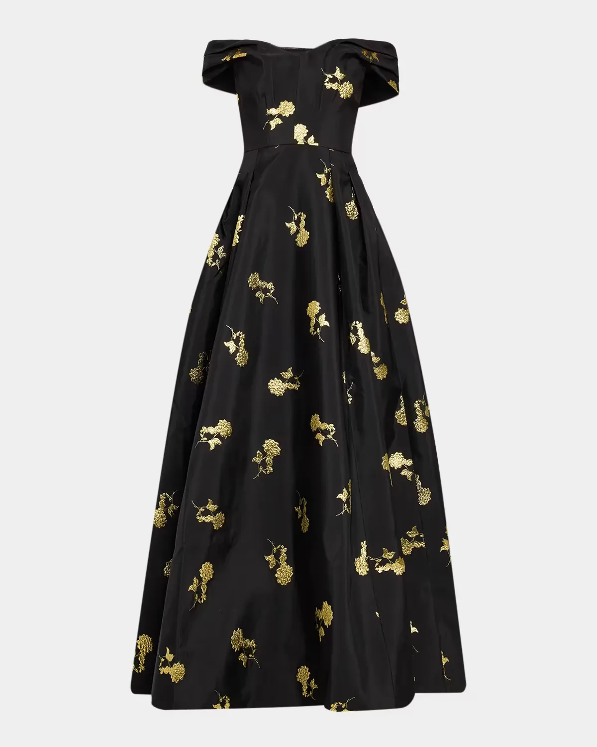 Mariya Floral Jacquard Gown by Rebecca Vallance