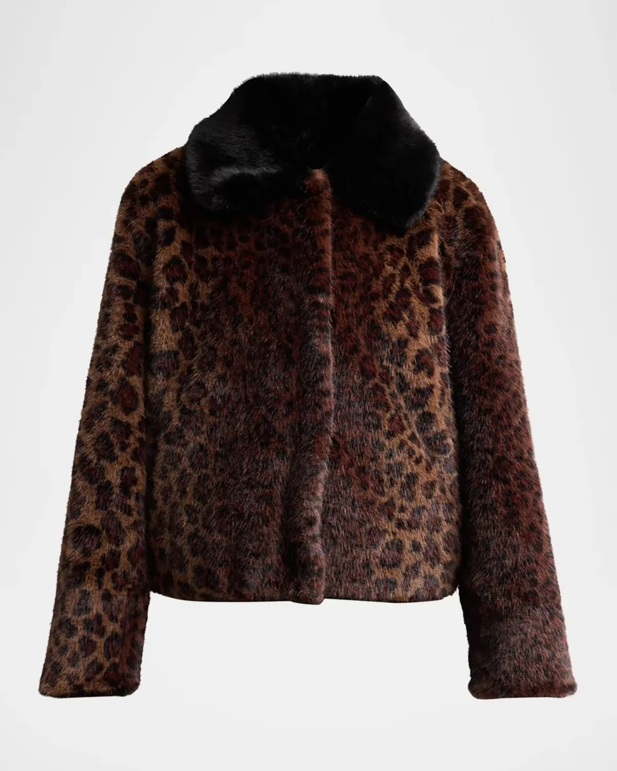 Sylvia Leopard-Print Faux Fur Coat by Kobi Halperin