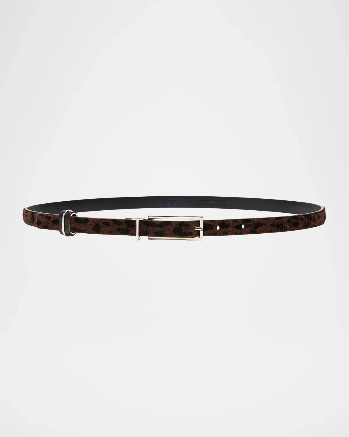 Leopard-Print Calf Hair Belt by Tom Ford