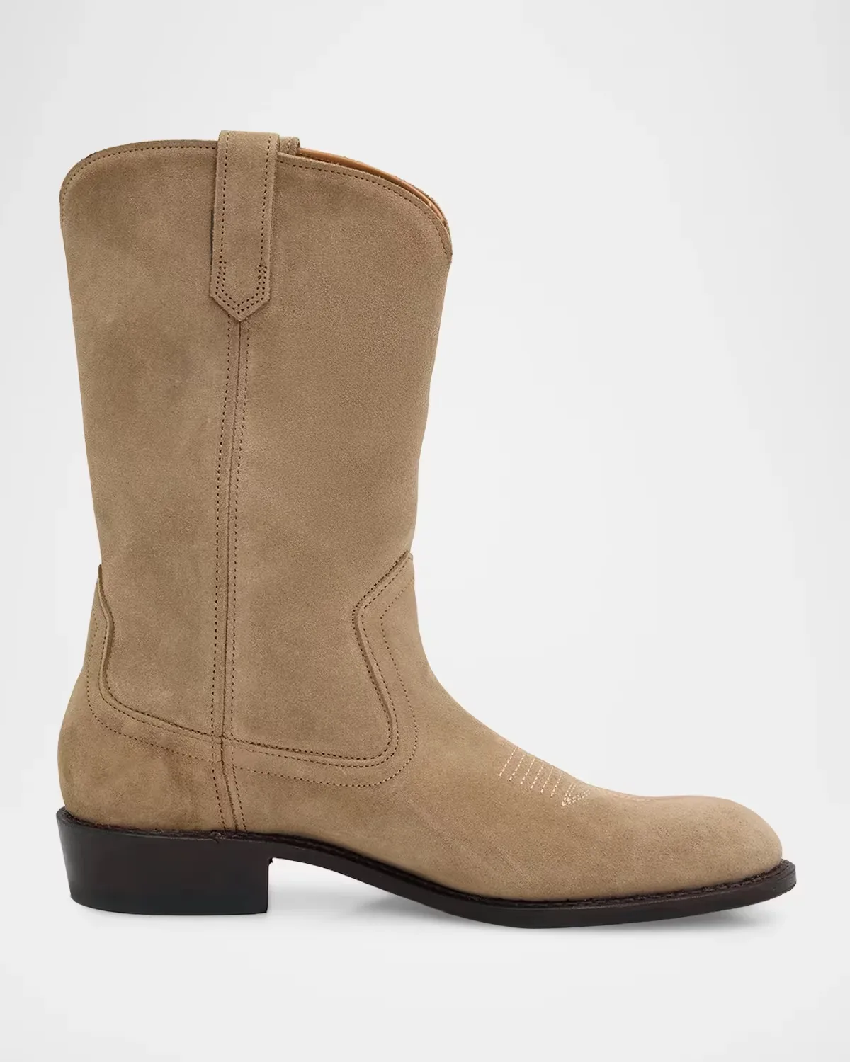 Dakota Suede Cowboy Boots by Allen Edmonds