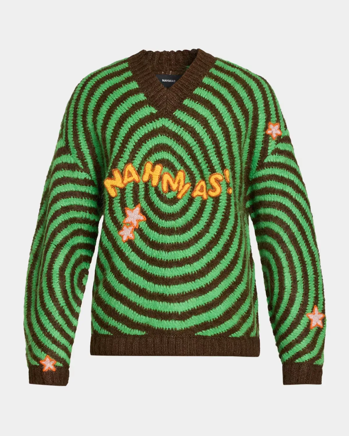 Wipeout Logo Wool Knit Sweater by NAHMIAS