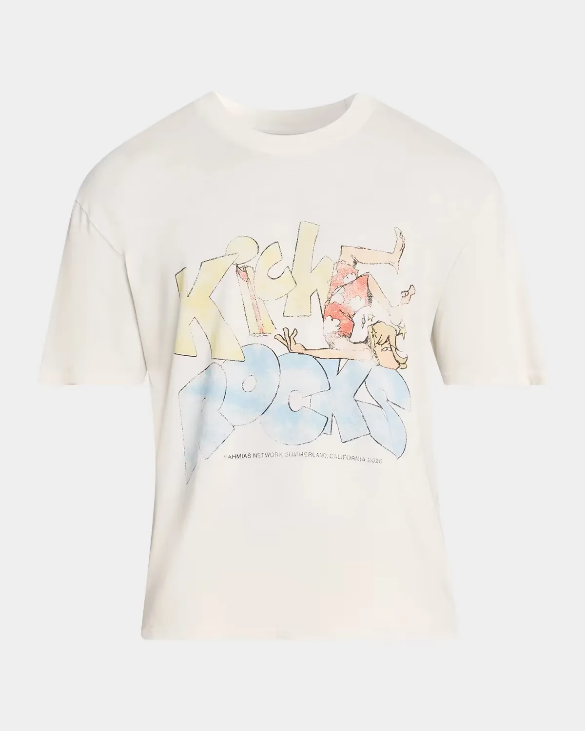 Kick Rocks Boxy Cotton T-Shirt by NAHMIAS