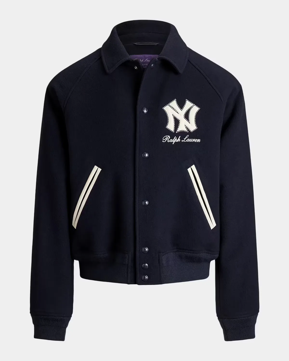 Yankees Wool Shearling-Lined Jacket