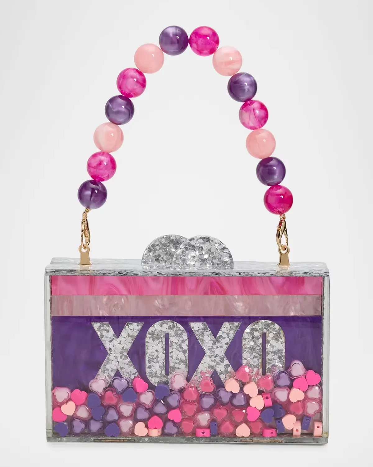 XOXO Shaker Clutch by Bari Lynn