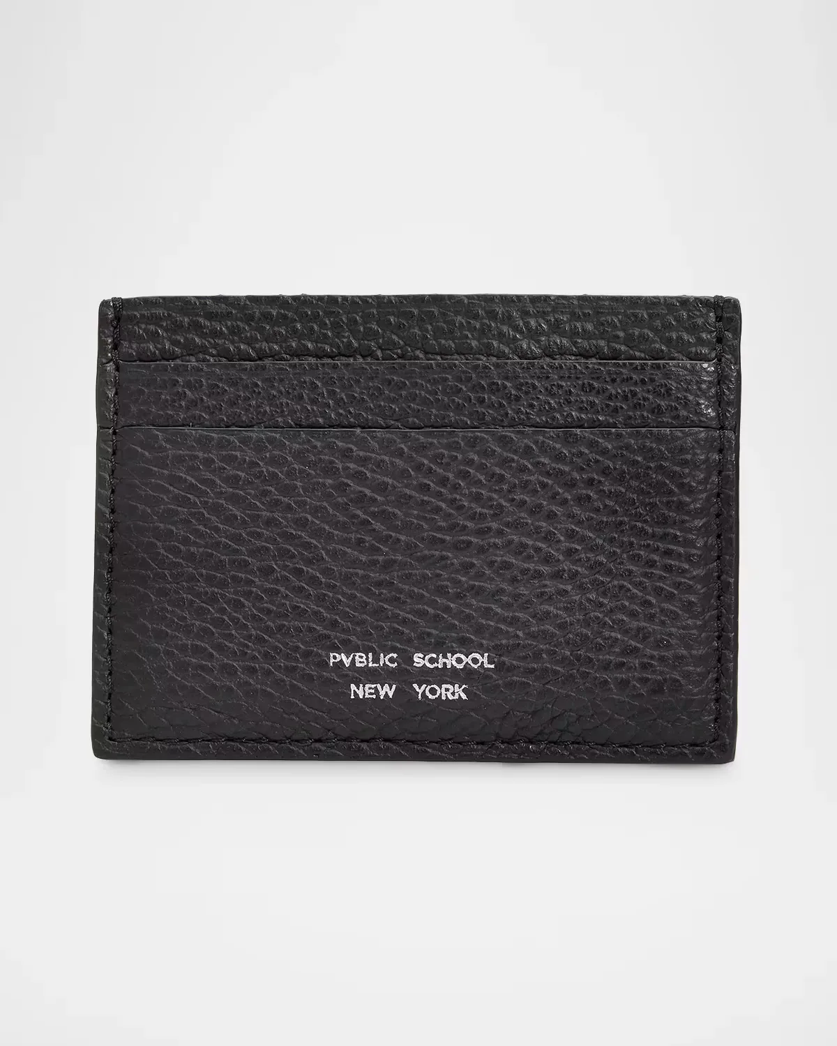 Pebbled Leather Card Case by Public School