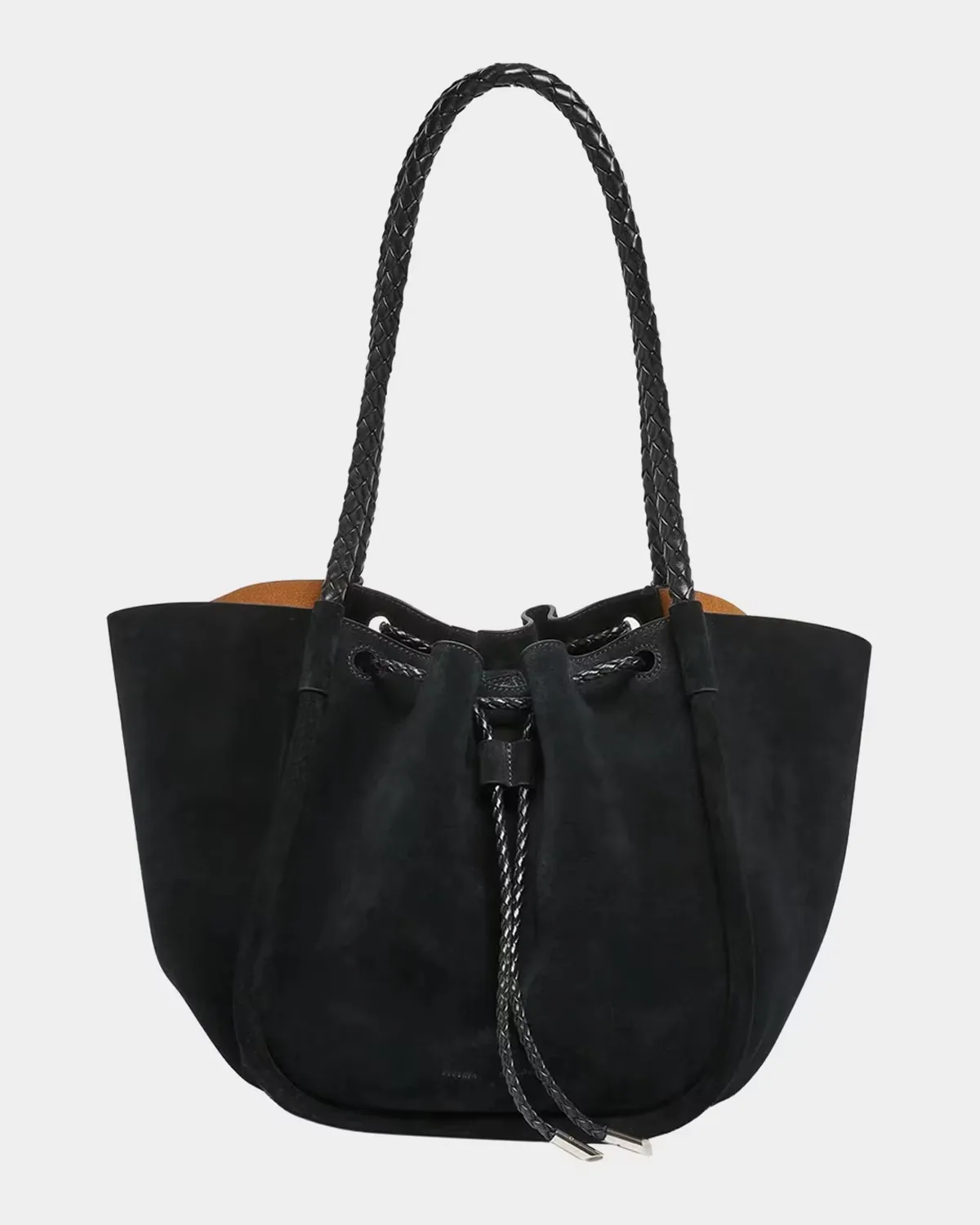 Large Ruched Suede Tote Bag by Proenza Schouler