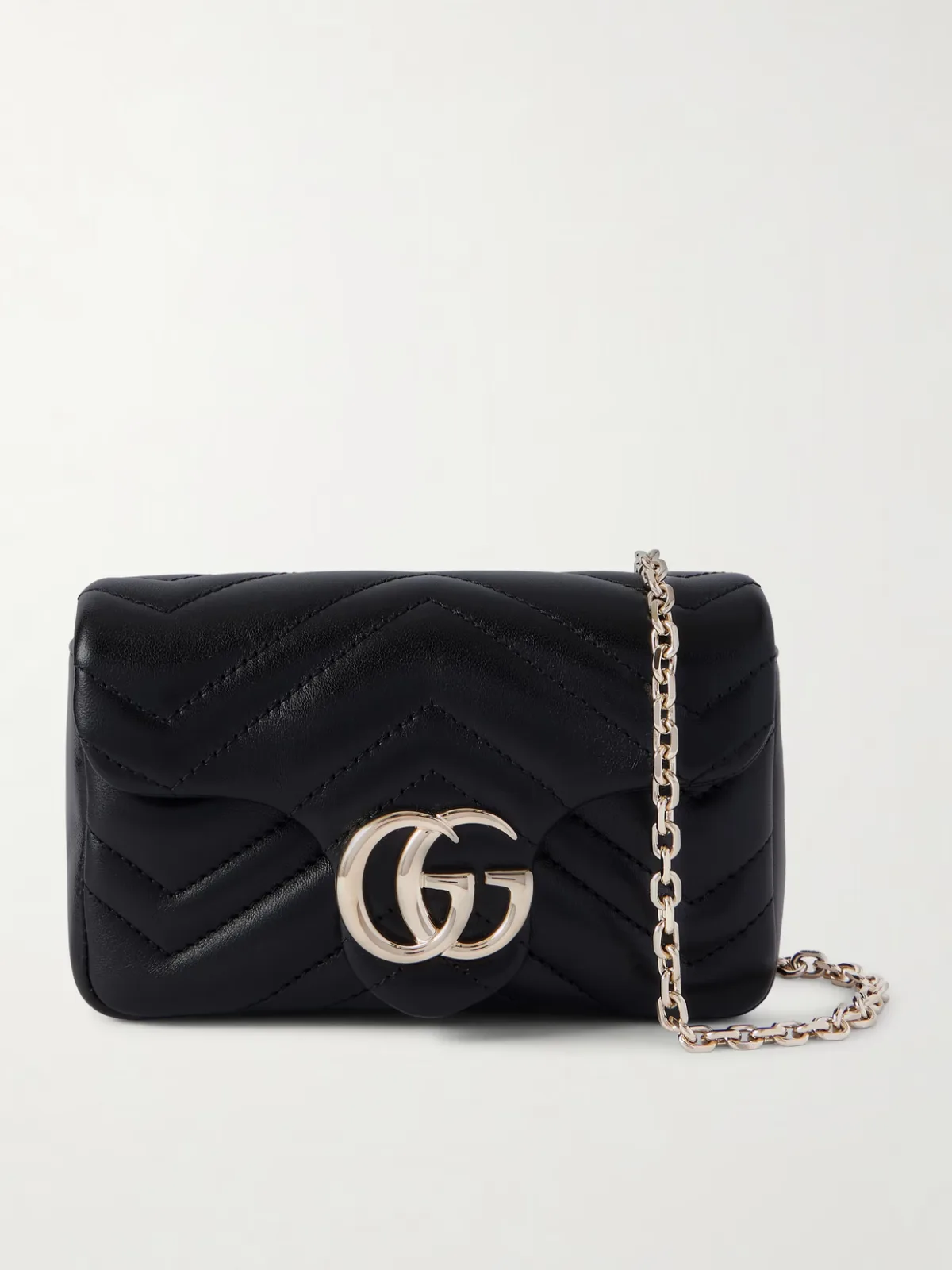 - Gg Marmont Mini Matelassé Leather Shoulder Bag -