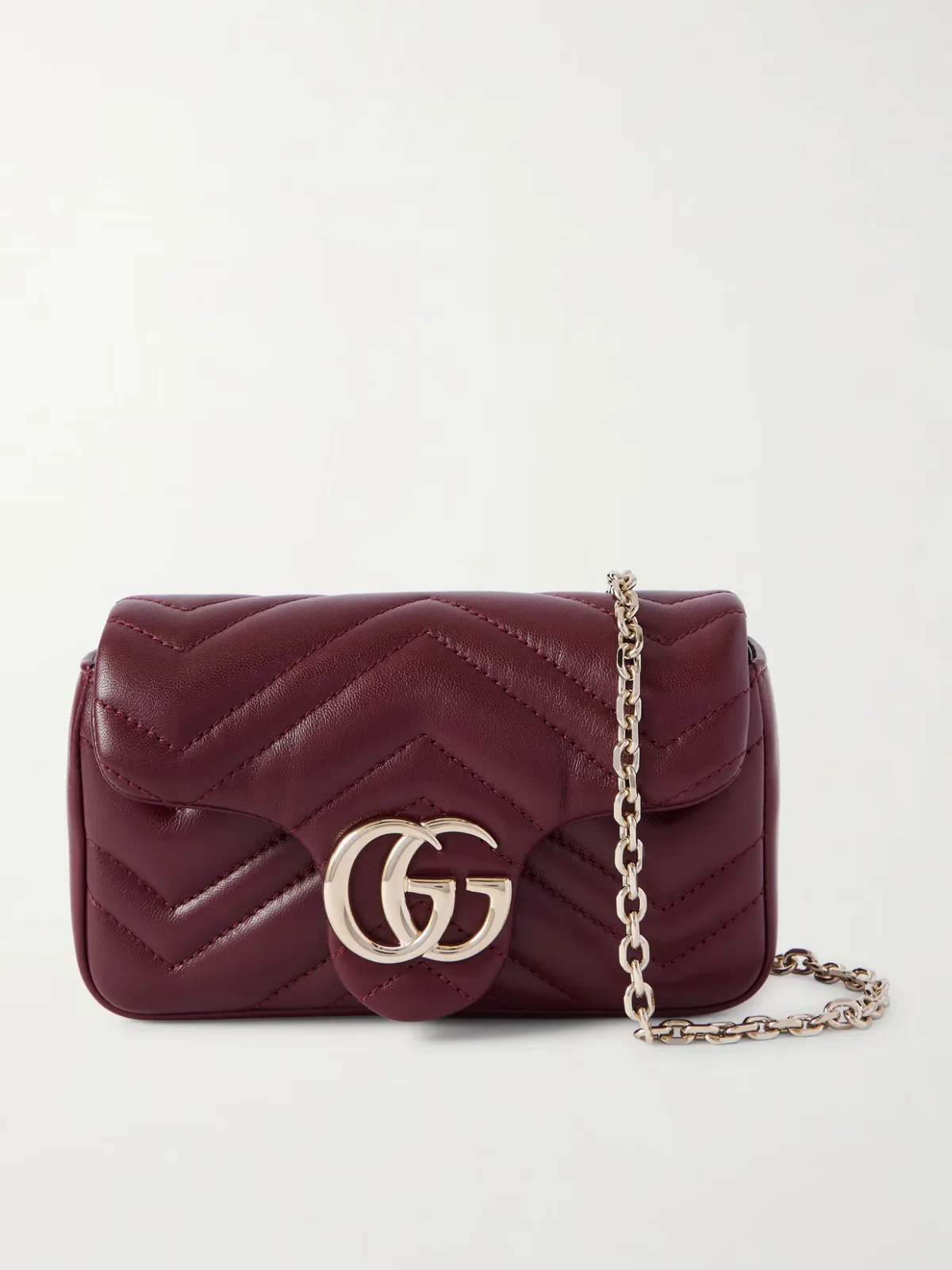 - Gg Marmont Mini Matelassé Leather Shoulder Bag -