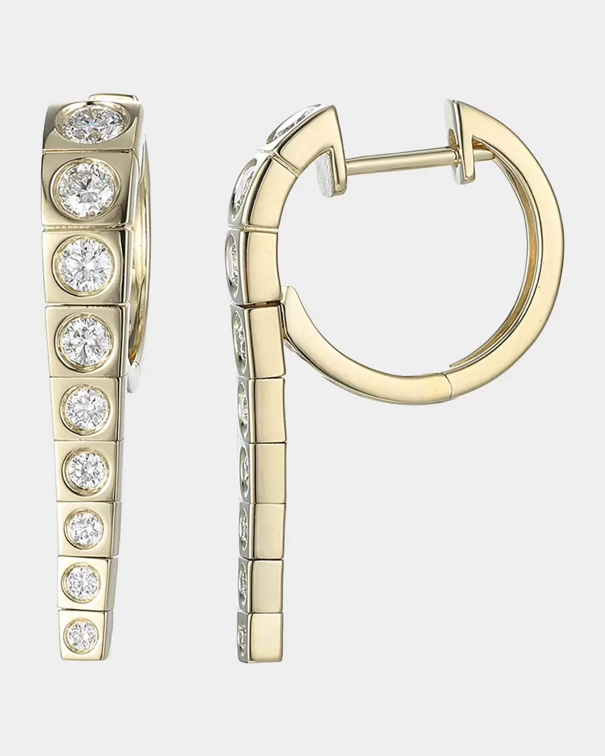 LEGGO 14K Small Diamond Earrings by TYPE JEWELRY