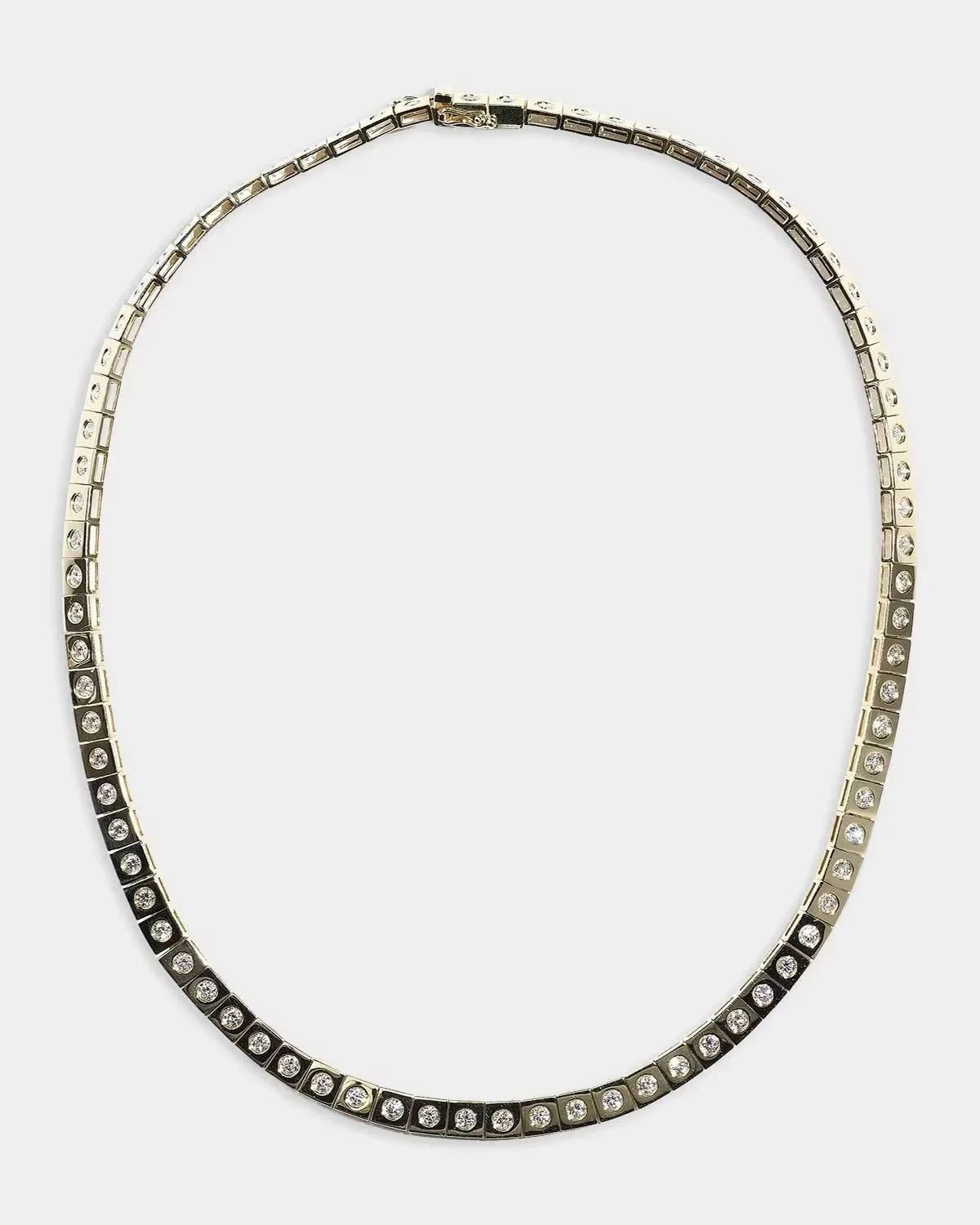 LEGGO 14K Diamond Tennis Necklace by TYPE JEWELRY