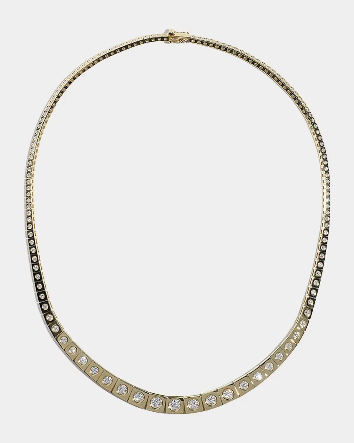LEGGO 14K Riviere Diamond Tennis Necklace by TYPE JEWELRY
