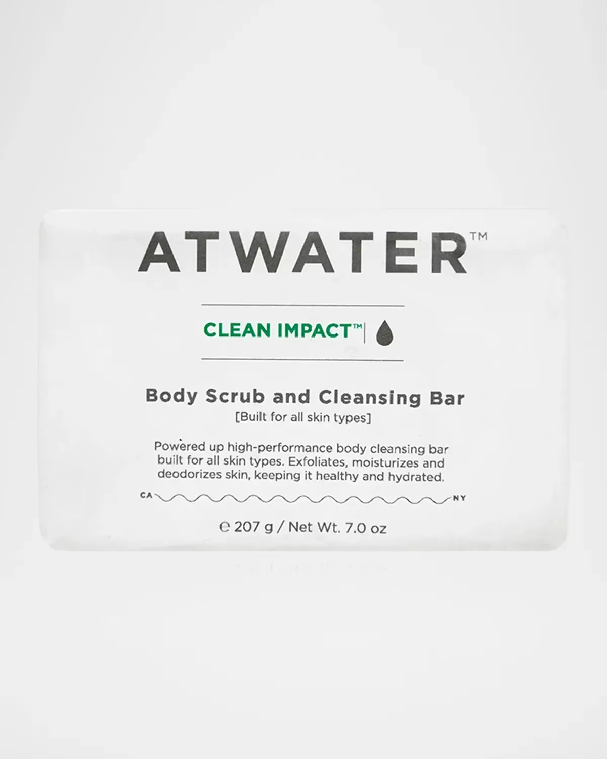 Clean Impact Body Scrub & Cleansing Bar by Atwater
