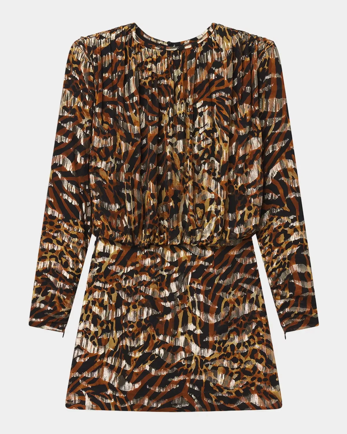The Pleated Bubble Mini Dress