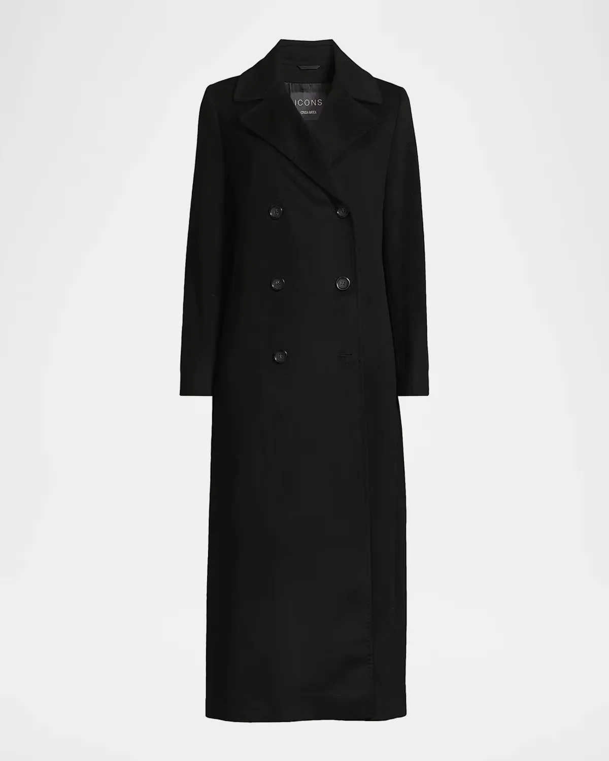 Icons Wool-Cashmere Double-Breasted Coat