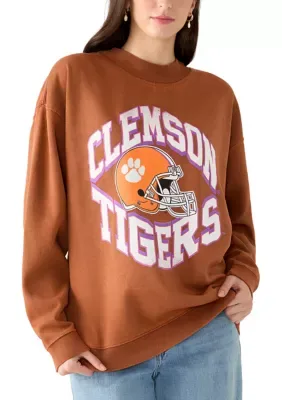 NCAA Clemson Tigers Nantucket Mock Neck Sweatshirt