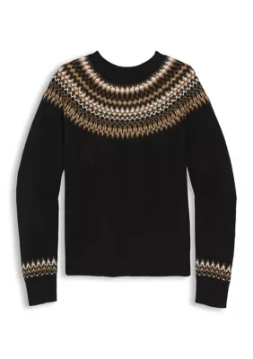 Fair Isle Crew Sweater