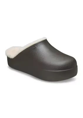 Dylan Platform Lined Clogs by Crocs