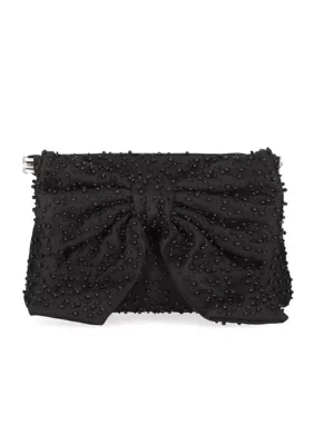 Vivienne Pearl Netting Clutch by Jessica McClintock