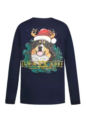 Long Sleeve Graphic Tee by Crown & Ivy