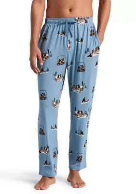 Deluxe Touch Aprs Ski Pups Pajama Pants