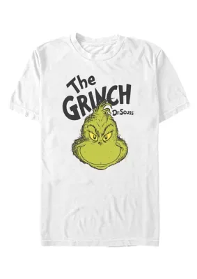Grinch Jersey Graphic T-Shirt by Dr Seuss the Grinch