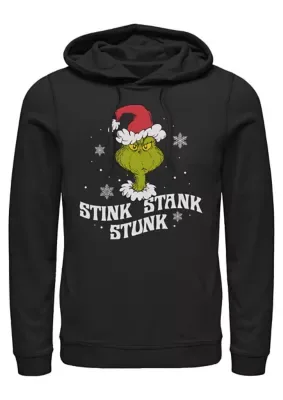 Stink Stank Top Graphic Fleece Hoodie by Dr Seuss the Grinch