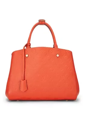 Louis Vuitton Poppy Monogram Vernis Montaigne BB Bag by What Goes Around Comes Around
