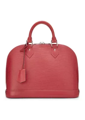 Louis Vuitton Epi Alma GM Rubis by What Goes Around Comes Around