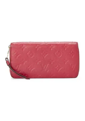 Louis Vuitton Cerise Monogram Empreinte Zippy Continental Wallet by What Goes Around Comes Around
