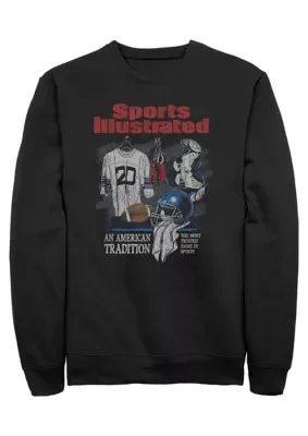 Sport Locker Graphic Crew Fleece Sweatshirt by Sports Illustrated