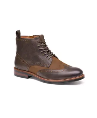 XC+ Durham Wingtip Boot Waxed Suede by Johnston & Murphy