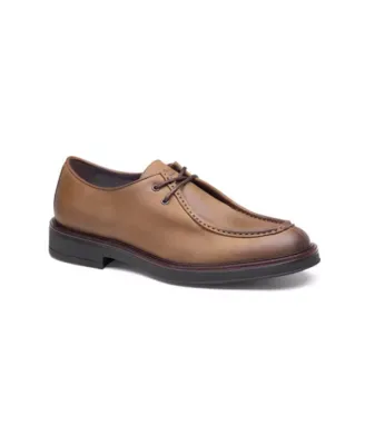 Brady Moc Toe Lace-Up Brown Oiled Italian Full Grain by Johnston & Murphy