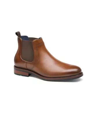 XC Flex Daylen Chelsea Boot Tan Hand-Finished Full Grain by Johnston & Murphy