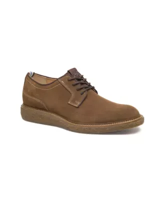 Clint Plain Toe Brown Oiled Suede by Johnston & Murphy
