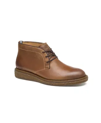 Clint Chukka Boot Brown Oiled Full Grain by Johnston & Murphy