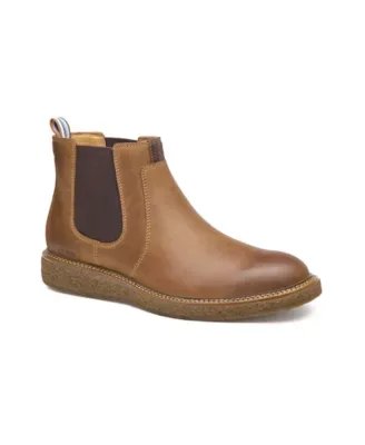 Clint Chelsea Boot Brown Oiled Full Grain by Johnston & Murphy