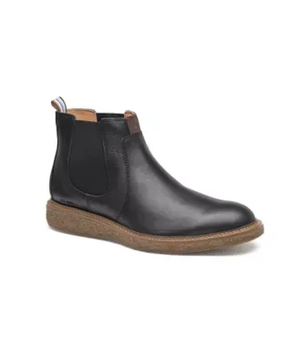 Clint Chelsea Boot Black Full Grain by Johnston & Murphy