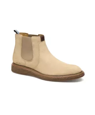 Clint Chelsea Boot Taupe Oiled Suede by Johnston & Murphy