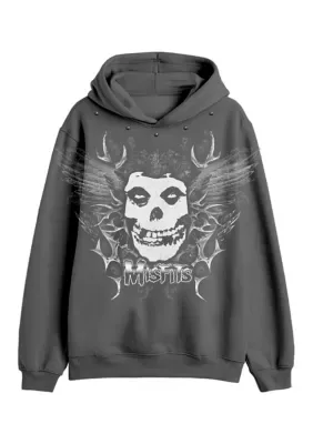 Grunge Misfits Graphic Fleece Hoodie by Misfit