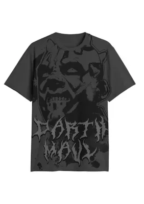 Maul Metal Logo Graphic T-Shirt by Star Wars
