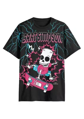 Skate Zap Graphic T-Shirt by The Simpsons