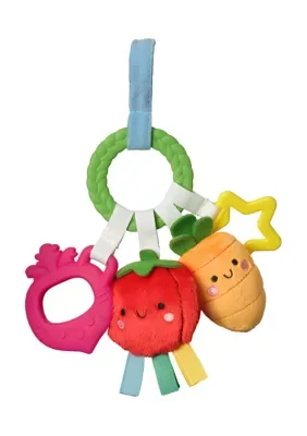 Ritzy Busy Ring Teething Activity Toy - Veggie by Itzy Ritzy