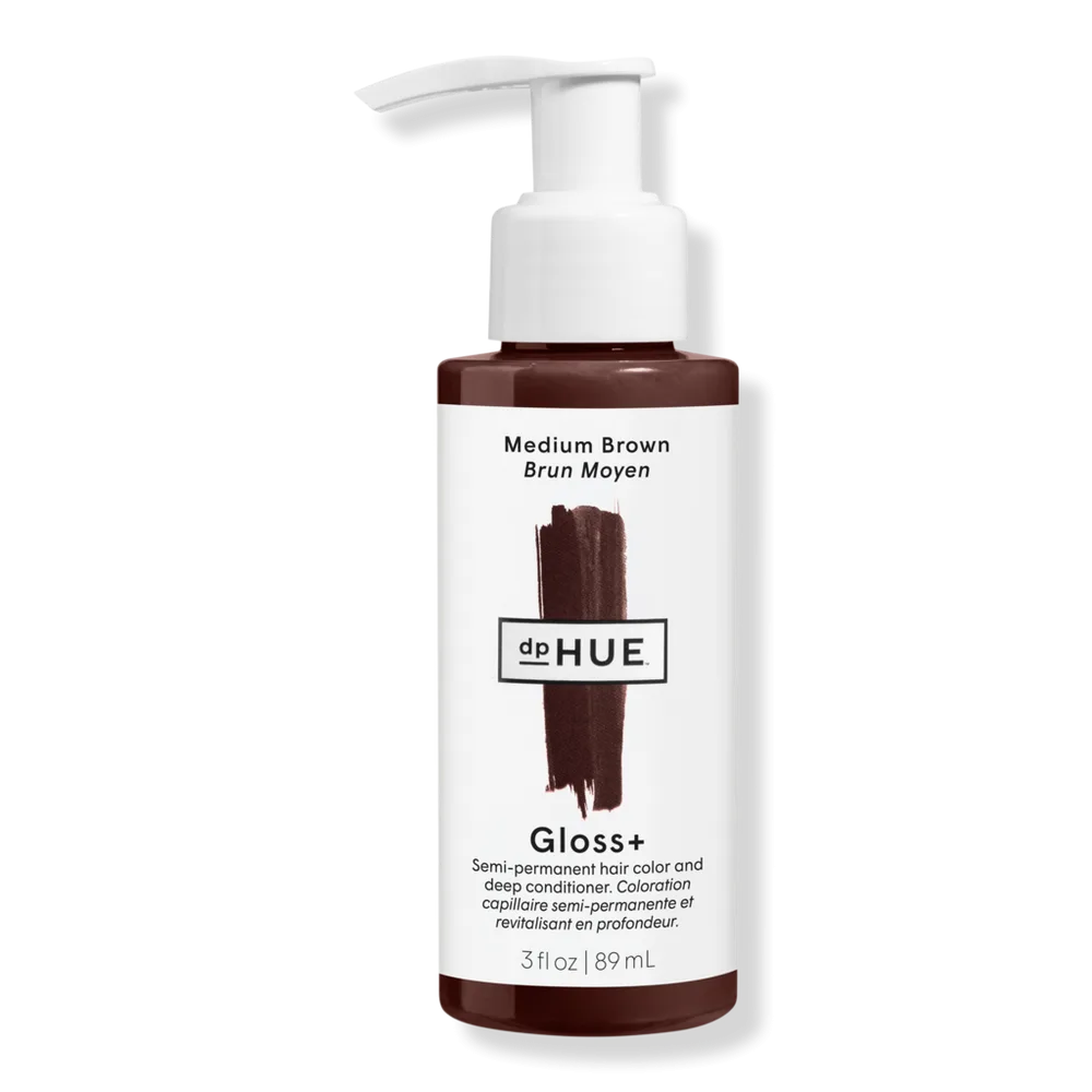 Color Boosting Gloss+ Deep Conditioning Treatment Mini - Medium Brown by Dphue